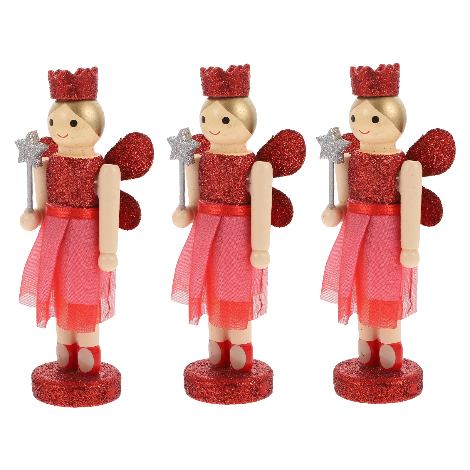 3Pcs Nutcracker Soldier Christmas Puppets Figures Dolls Nutcracker Puppet Set Walnut Decor
3Pcs Nutcracker Soldier Christmas Puppets Figures Dolls Nutcracker Puppet Set Walnut Decor
