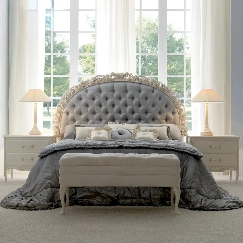 European-style double bed master bedroom French luxury solid wood carved bed 1.8m 2m villa luxury princess bed wedding bed
European-style double bed master bedroom French luxury solid wood carved bed 1.8m 2m villa luxury princess bed wedding bed