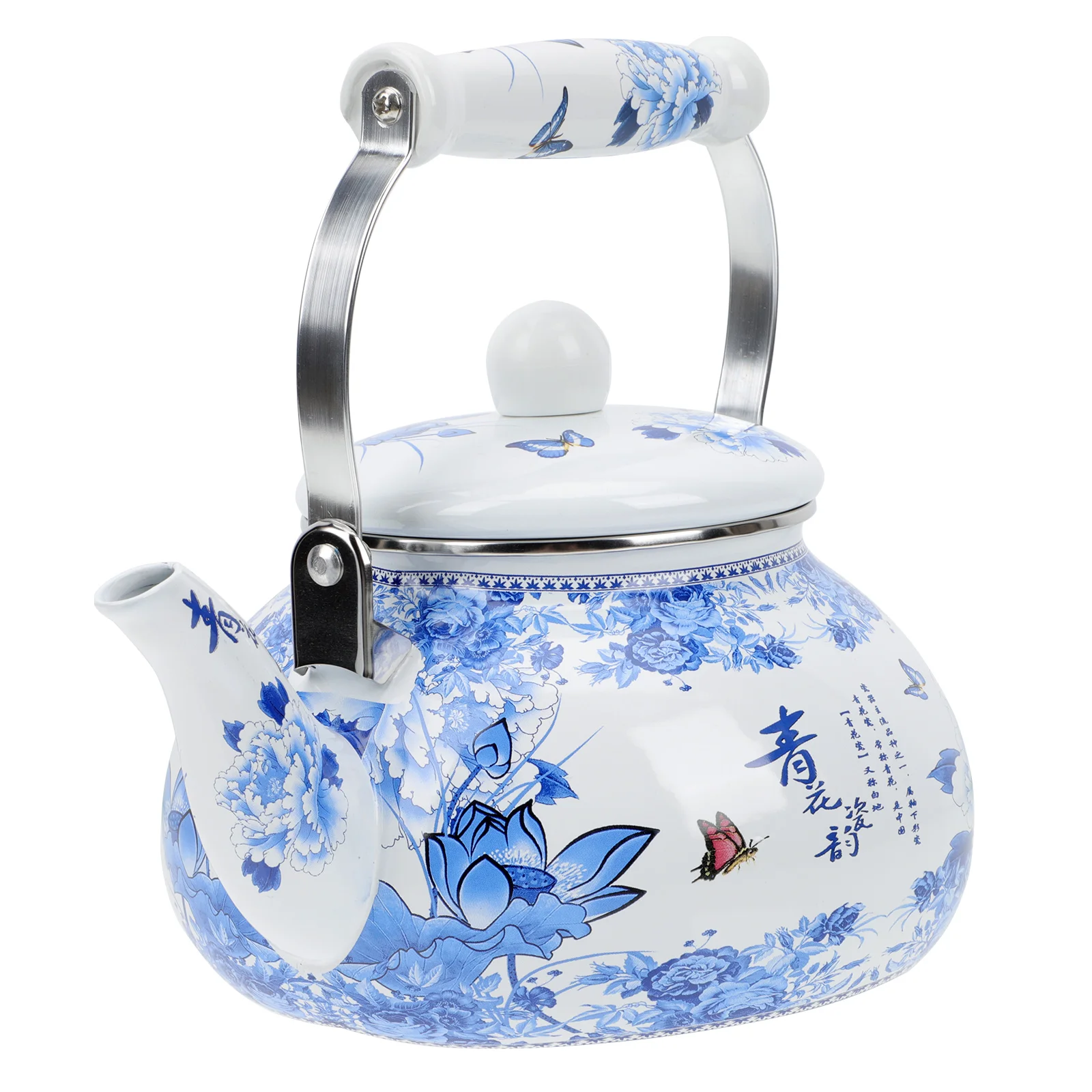 Enamel Tea Pot Thickened Tea Kettle Water Boiling Kettle Household Teakettle 
Enamel Tea Pot Thickened Tea Kettle Water Boiling Kettle Household Teakettle