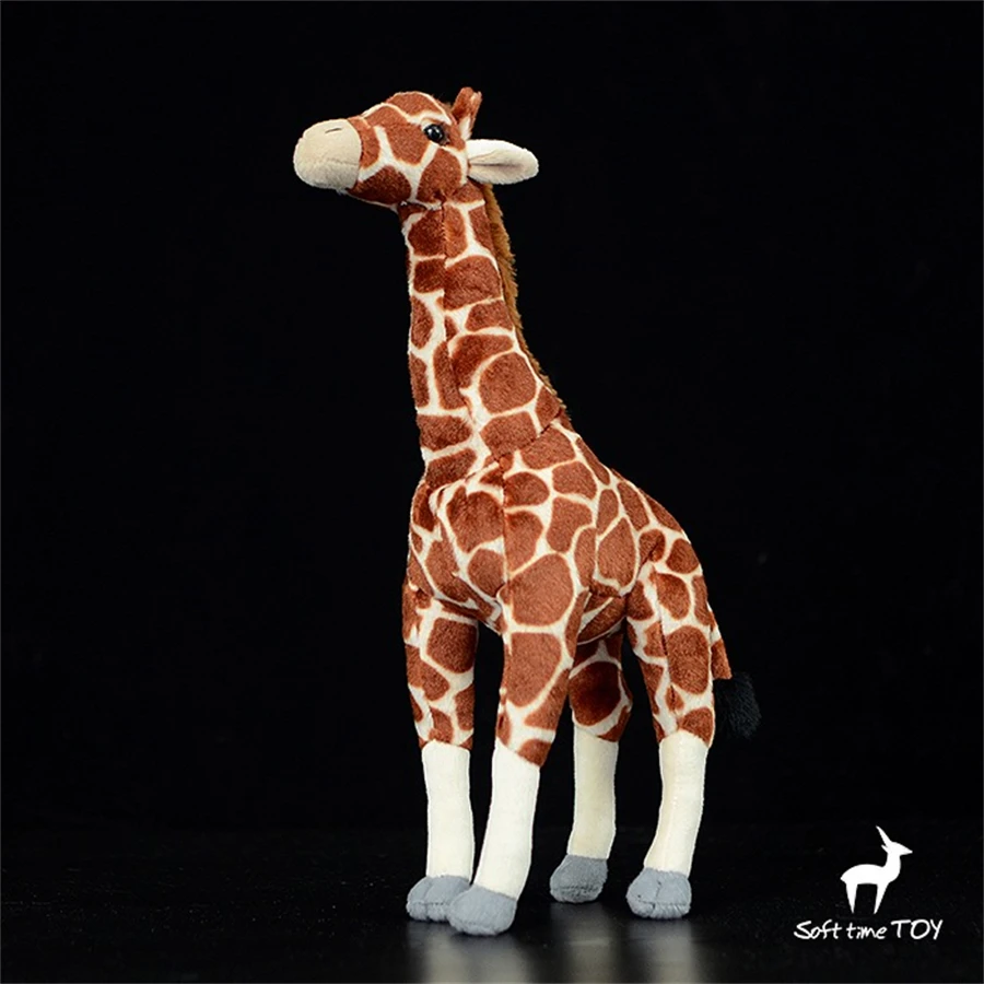 

Giraffe High Fidelity Anime Cute Plushie Grassland Animals Plush Toys Lifelike Animals Simulation Stuffed Doll Kawai Toy Gifts F