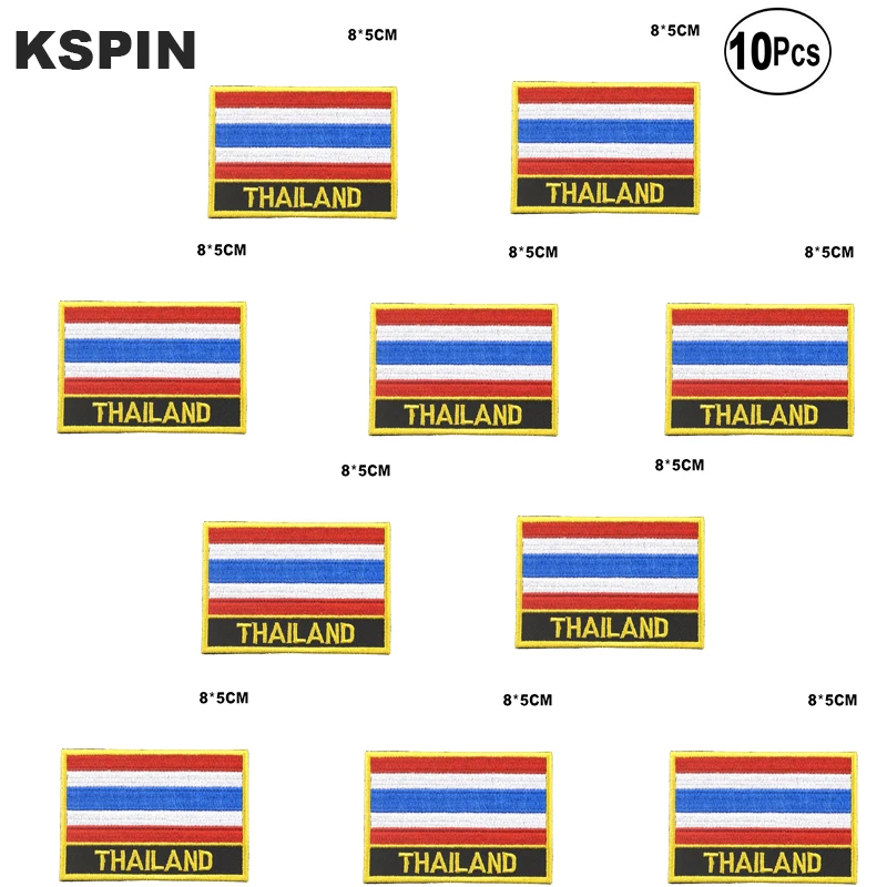 Thailand Flag Embroidery Patches Iron on Saw on Transfer patches Sewing Applications for Clothes in Home&Garden 
Thailand Flag Embroidery Patches Iron on Saw on Transfer patches Sewing Applications for Clothes in Home&Garden