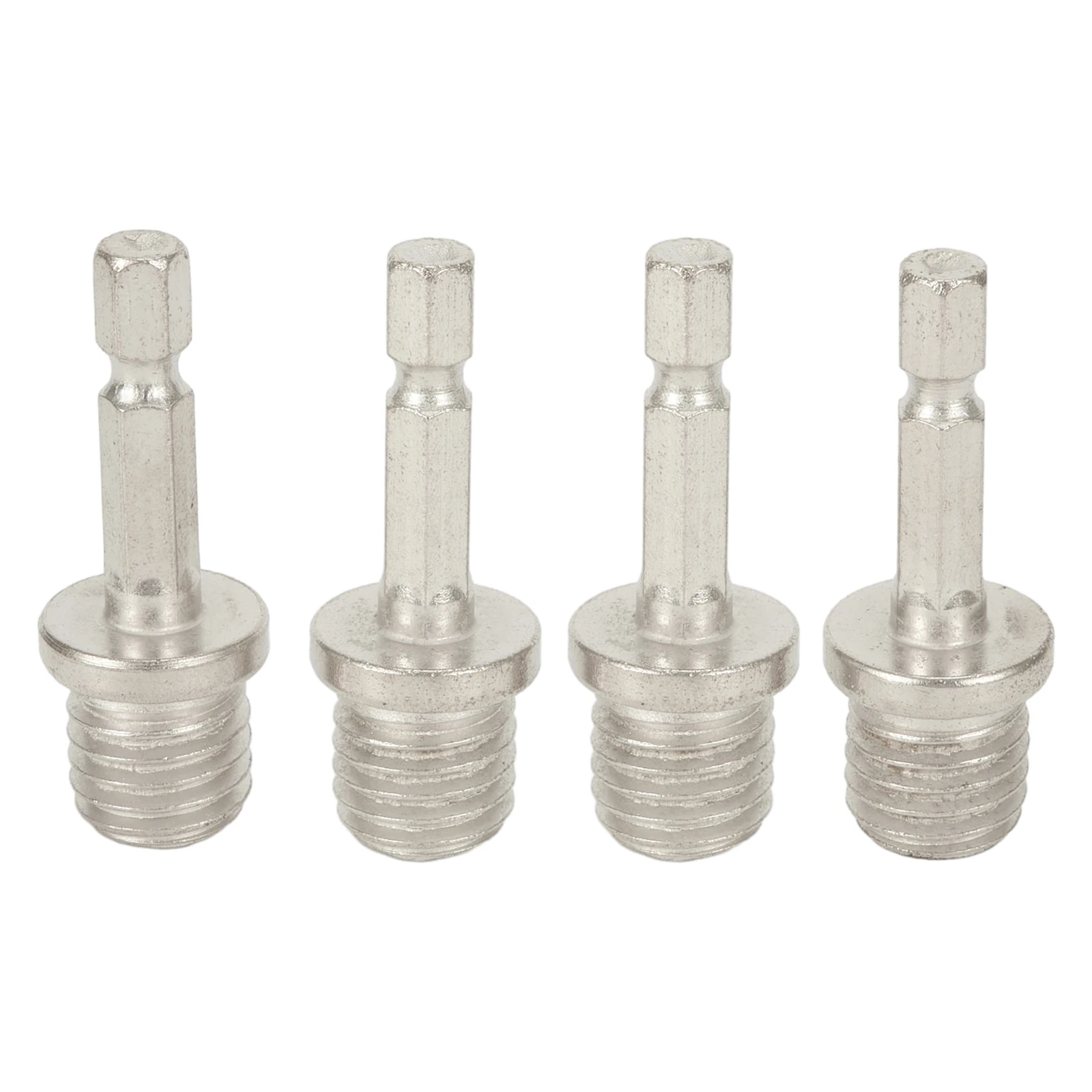 4pcs M14 Thread Adapter Screwdriver Bit Round Hexagon Connecting Rod Chuck For Electric Drill Rotary Backing Pad Polishing Disc
4pcs M14 Thread Adapter Screwdriver Bit Round Hexagon Connecting Rod Chuck For Electric Drill Rotary Backing Pad Polishing Disc