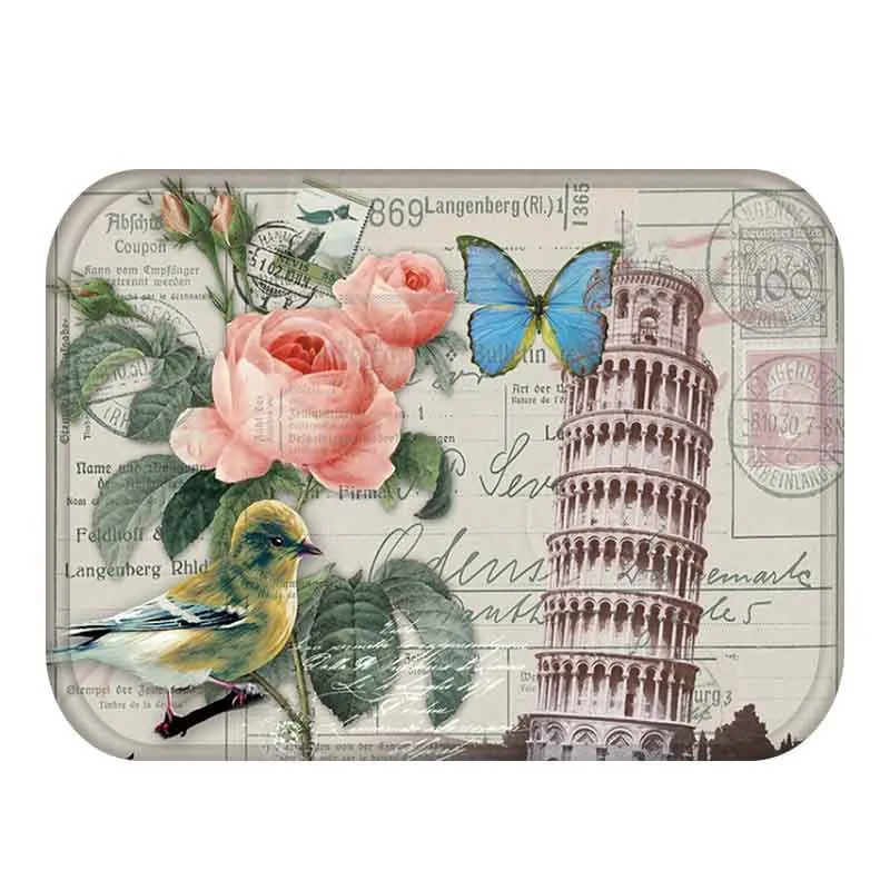 Paris London Flower Pattern Anti-Slip Carpet Home Door Mat Hallway Kitchen Living Room Floor Mat Non-Slip Bathroom Bedroom Rug
Paris London Flower Pattern Anti-Slip Carpet Home Door Mat Hallway Kitchen Living Room Floor Mat Non-Slip Bathroom Bedroom Rug