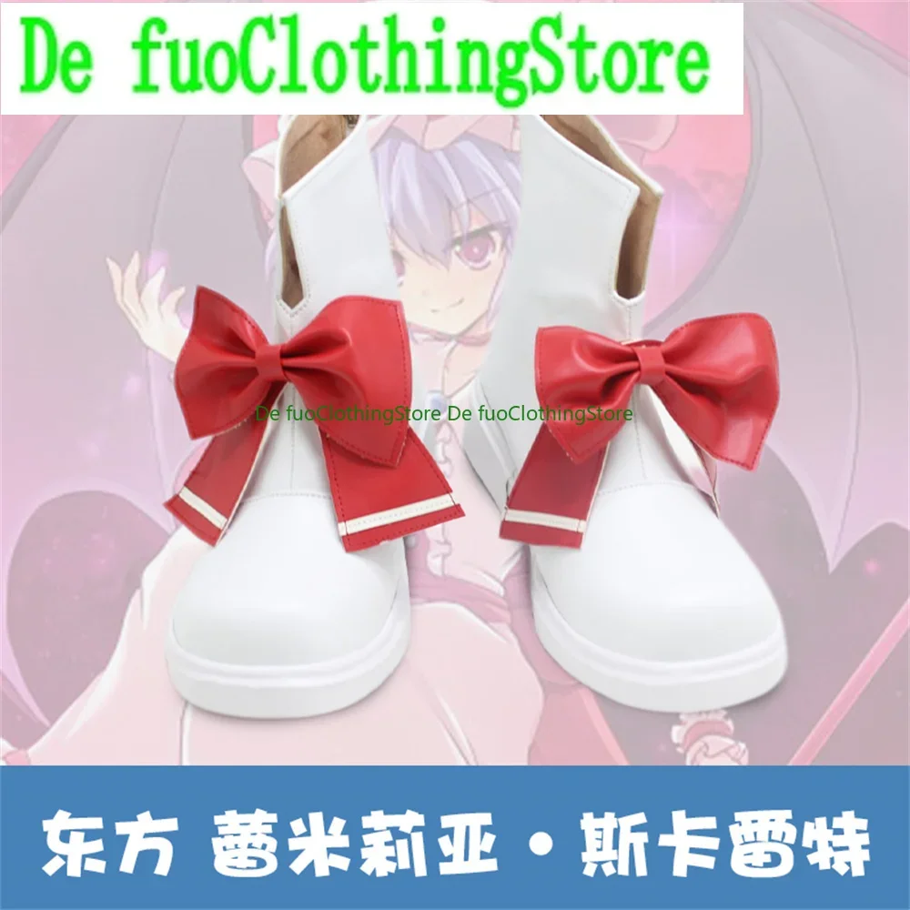 Toho Project Touhou Remilia Scarlet Обувь для косплея Сапоги Игра Аниме Хэллоуин Рождество