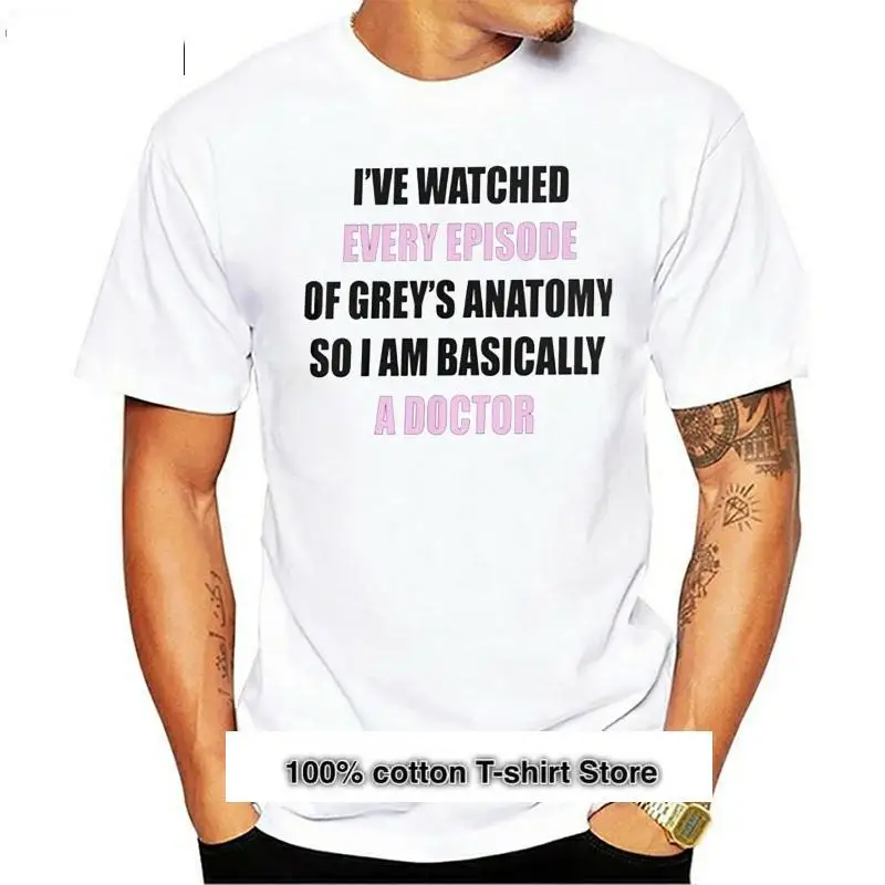 Camiseta de Anatomía de Grays para hombre, camisa con estampado de "He visto cada descubrimiento de grises", 100 algodón
Camiseta de Anatomía de Grays para hombre, camisa con estampado de "He visto cada descubrimiento de grises", 100 algodón