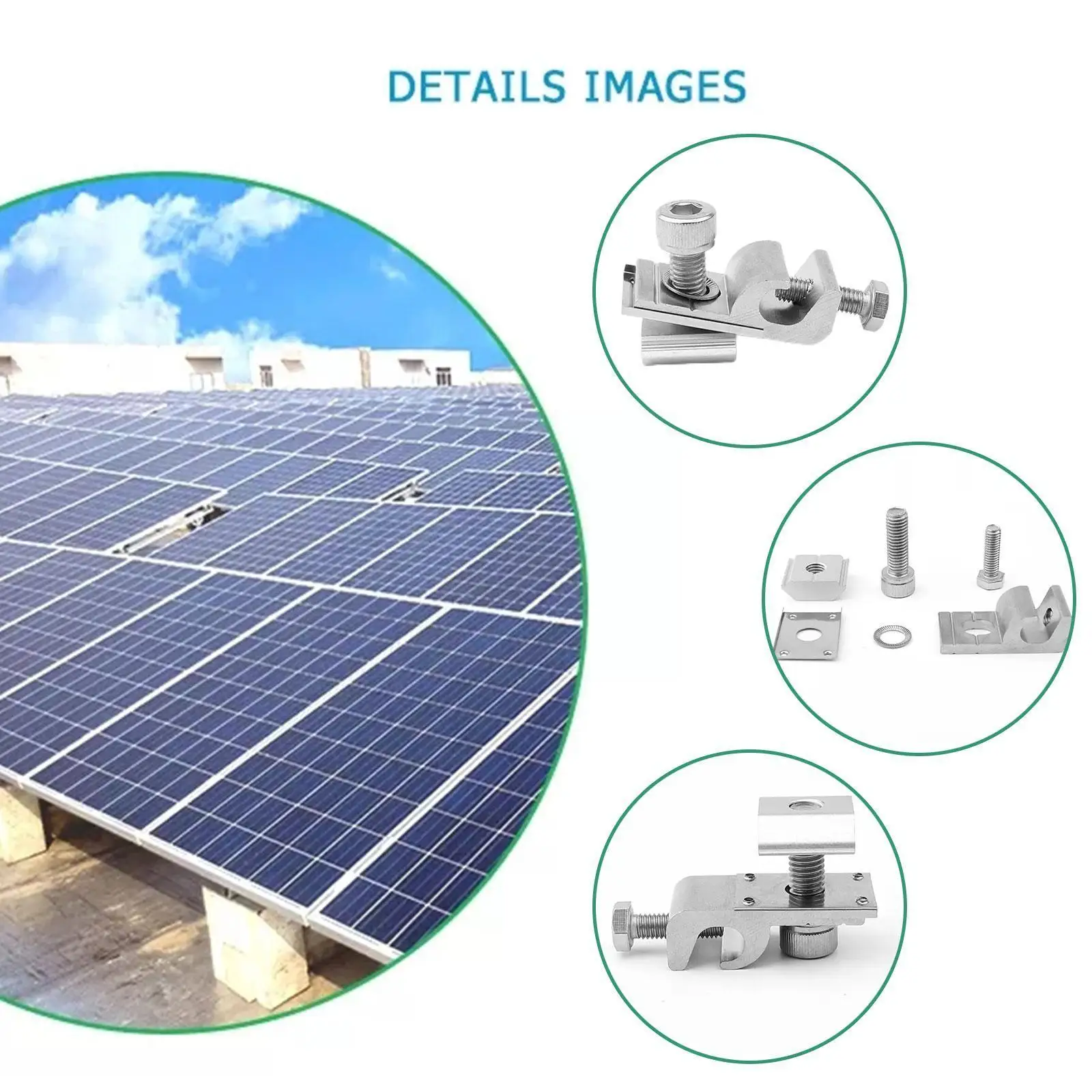 M6/M8 Outer Hexagon Grounding Piece With Clamp Block Wide Photovoltaic System Clamp Solar Bracket Panel Support Solar Mount J6N5
M6/M8 Outer Hexagon Grounding Piece With Clamp Block Wide Photovoltaic System Clamp Solar Bracket Panel Support Solar Mount J6N5