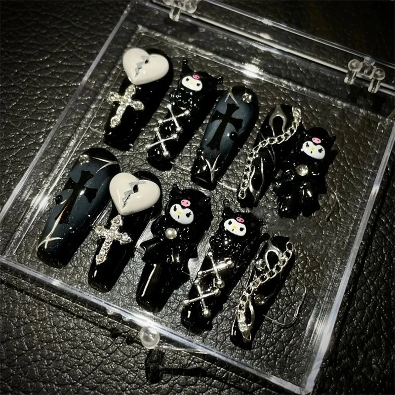 Diy New Sanrioed Handmade Three-Dimensional Nail Patch Kuromi Hello Kitty Melody Cartoon Dolls Anime Toy for Girls Toys Gift
Diy New Sanrioed Handmade Three-Dimensional Nail Patch Kuromi Hello Kitty Melody Cartoon Dolls Anime Toy for Girls Toys Gift