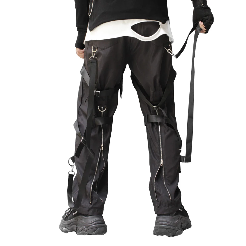 Mens fashion brand summer thin cargo pants men streetwear ribbon zipper loose hip hop pants man goth trousers paratrooper pants
Mens fashion brand summer thin cargo pants men streetwear ribbon zipper loose hip hop pants man goth trousers paratrooper pants