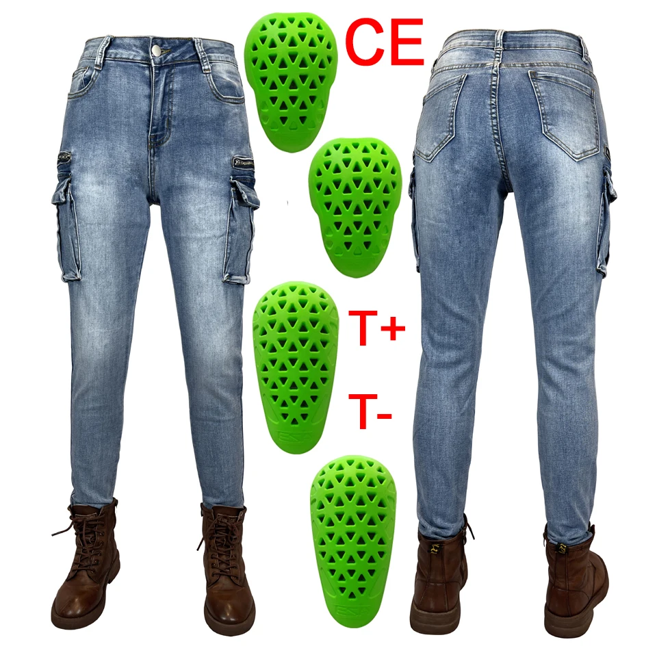 Women's Motorcycle Jeans Motocicleta Featherbed Jeans Standard Version Moto Ride Trousers Pant A092
Women's Motorcycle Jeans Motocicleta Featherbed Jeans Standard Version Moto Ride Trousers Pant A092