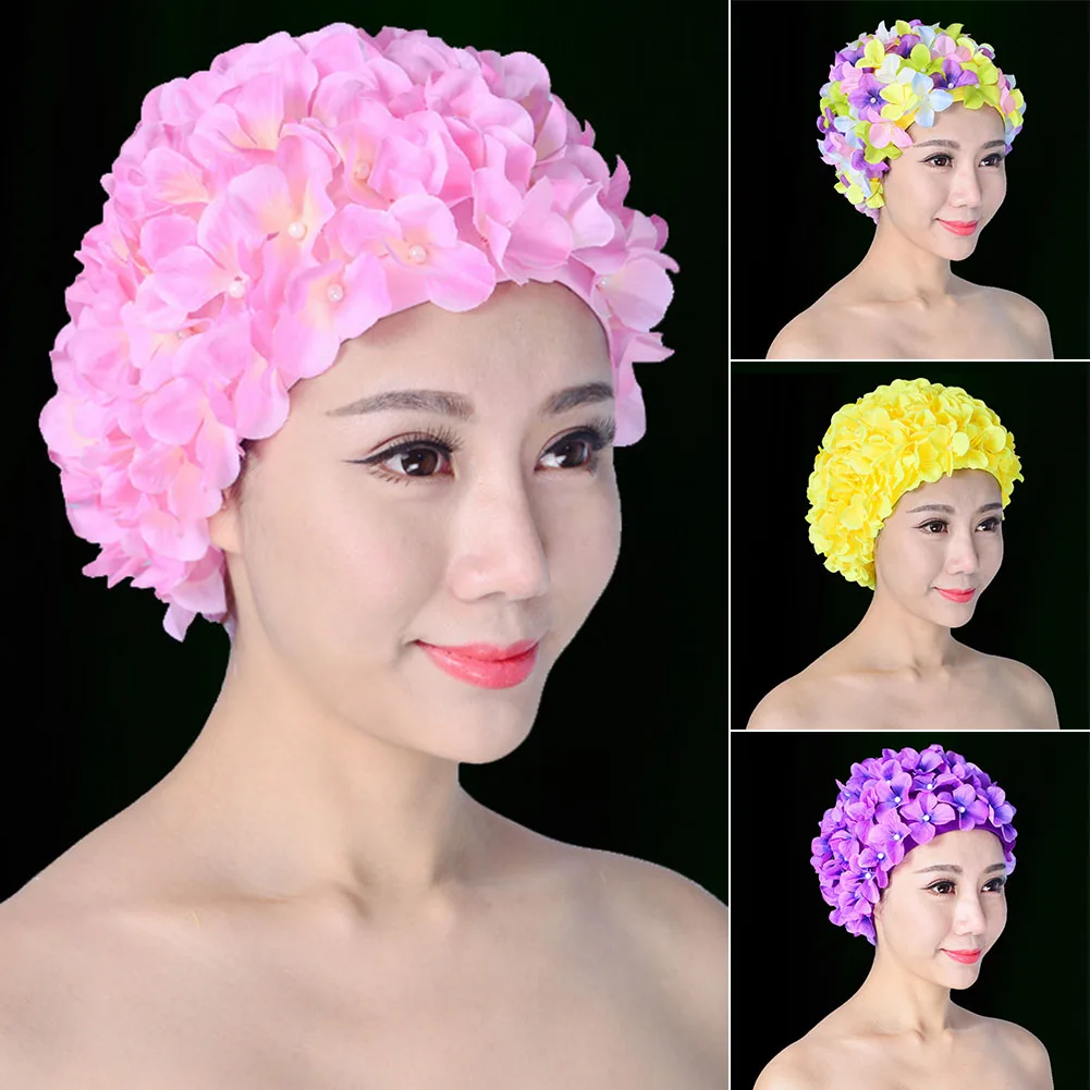 Fashion Soft Long Hair Breathable Diving Unique Protection Women Handmade Beach Swimming Caps Flower Sports Swim Pool Hats
Fashion Soft Long Hair Breathable Diving Unique Protection Women Handmade Beach Swimming Caps Flower Sports Swim Pool Hats