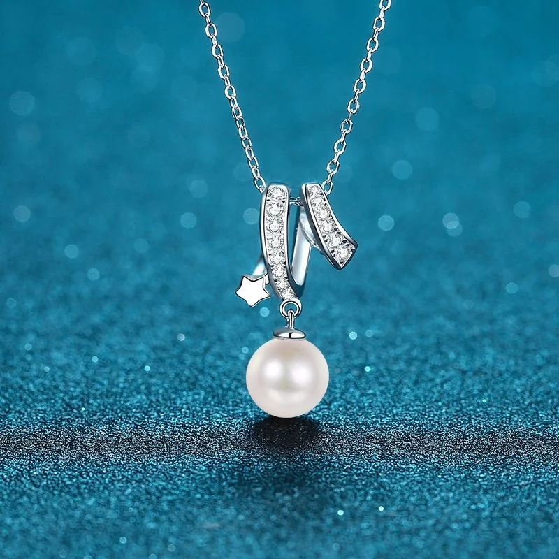 100% Real Xdy925 Sterling Silver Clavicle Chain Women's Cross 8mm Flawless Freshwater Pearl Mossan Stone Necklace
100% Real Xdy925 Sterling Silver Clavicle Chain Women's Cross 8mm Flawless Freshwater Pearl Mossan Stone Necklace