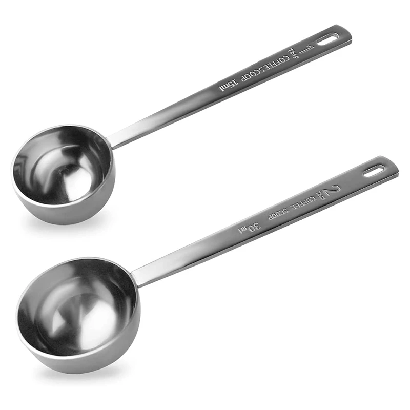 2 Pcs Coffee Spoon Stainless Steel Measuring Cup Coffee Spoon Set 1 Tablespoon And 2 Tablespoons
2 Pcs Coffee Spoon Stainless Steel Measuring Cup Coffee Spoon Set 1 Tablespoon And 2 Tablespoons
