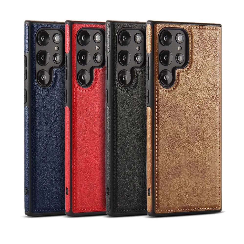 Ultra Thin Slim Leather Phone Case For Samsung Galaxy S23 S22 Ultra S22 Plus Shockproof Bumper Soft Business Back Cover
Ultra Thin Slim Leather Phone Case For Samsung Galaxy S23 S22 Ultra S22 Plus Shockproof Bumper Soft Business Back Cover