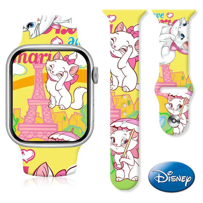 Disney The Aristocats Marie Cat Printed Silicone Strap For Apple Watch Band 7/6/5/4/3/2/1 38/40/41 42/44/45/49 SM ML Bracelet
Disney The Aristocats Marie Cat Printed Silicone Strap For Apple Watch Band 7/6/5/4/3/2/1 38/40/41 42/44/45/49 SM ML Bracelet