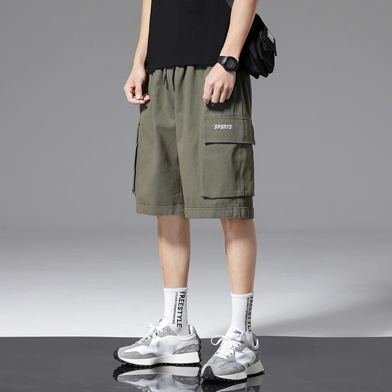 Loose Multi-Bag Leisure Cargo Shorts2022Summer Men's Korean-Style Trendy Knee Pants Men
Loose Multi-Bag Leisure Cargo Shorts2022Summer Men's Korean-Style Trendy Knee Pants Men