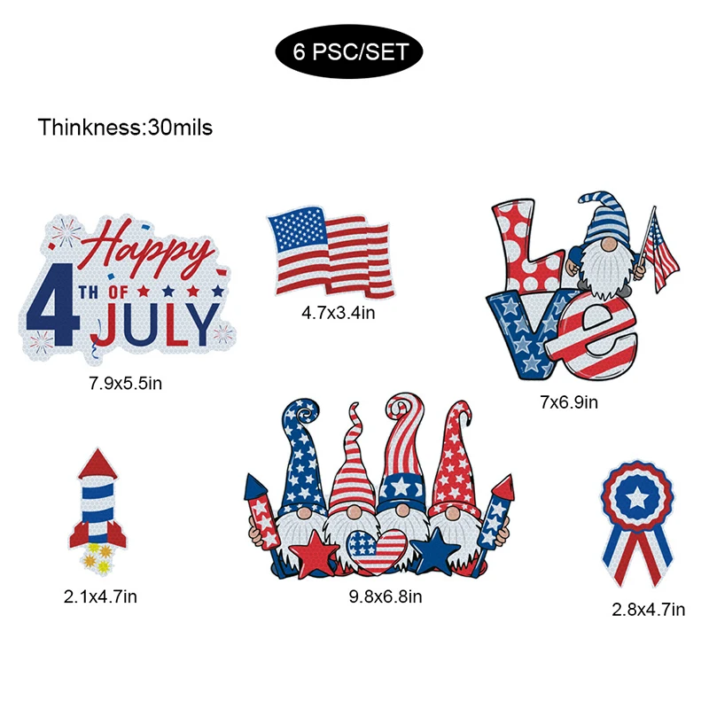 American Independence Day Garage Door Decorative Sticker with Magnetic Refrigerator Reflective Decal for Holiday Party GQ 
American Independence Day Garage Door Decorative Sticker with Magnetic Refrigerator Reflective Decal for Holiday Party GQ