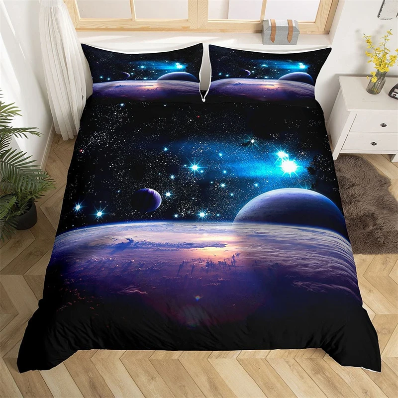 King 3-Piece Galaxies Comforter Sets - 3D Printed Space Themed Duvet Cover Set Luxury Kids Boys Bedding All-Season Down Galaxy
King 3-Piece Galaxies Comforter Sets - 3D Printed Space Themed Duvet Cover Set Luxury Kids Boys Bedding All-Season Down Galaxy