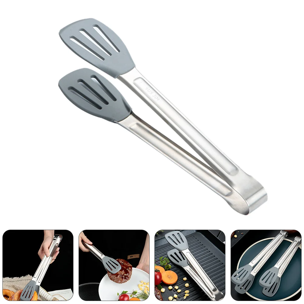 

Tongs Iceclip Kitchen Tong Serving Bbq Clips Metal Sugar Toastclamp Coffee Cookingstainlessteabag Cube Grilling Bread Tea Sliver