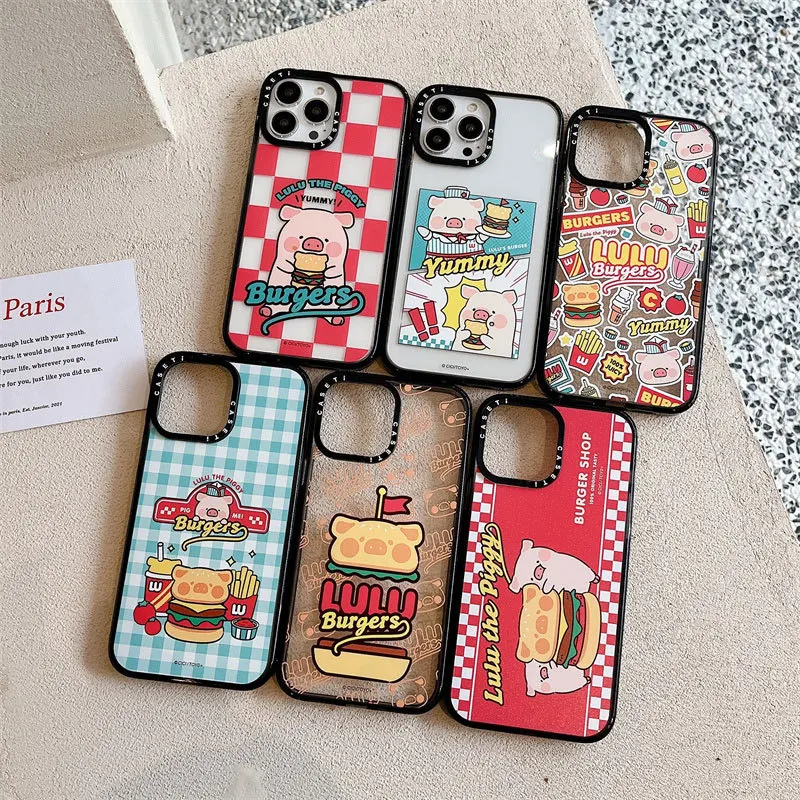 Casetify Cartoon Lulu Pig Burger Phone Cases For iPhone 14/13/12/11/X/XR/XS 14/13/12/11 Pro Max XS MAX Shockproof Soft Cover
Casetify Cartoon Lulu Pig Burger Phone Cases For iPhone 14/13/12/11/X/XR/XS 14/13/12/11 Pro Max XS MAX Shockproof Soft Cover