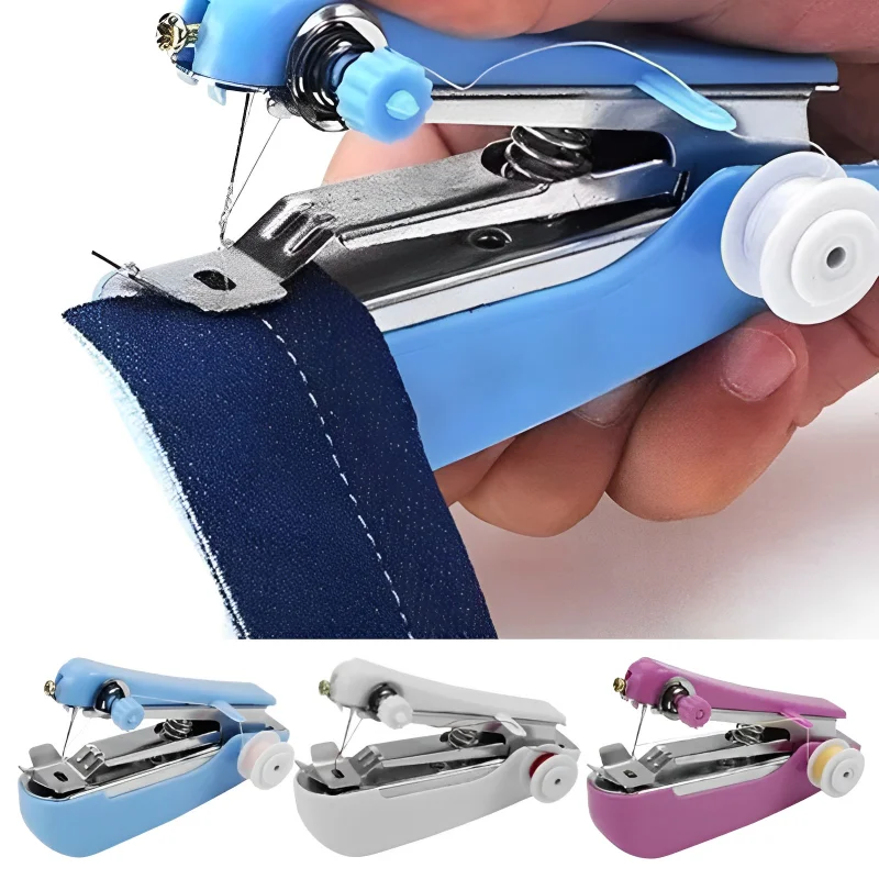 Portable Mini Manual Sewing Machine Simple Operation Sewing Tools Handheld Apparel Cloth Fabric Handy Quick Needlework Tool
Portable Mini Manual Sewing Machine Simple Operation Sewing Tools Handheld Apparel Cloth Fabric Handy Quick Needlework Tool