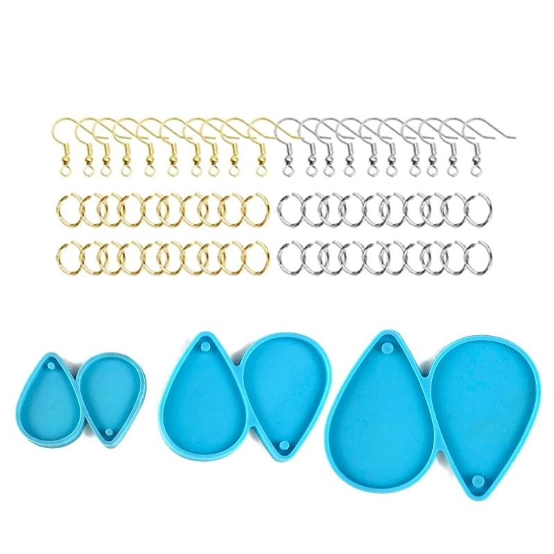 124A Teardrop Water Drop Shaped Earring Mold Silicone Keychain Pendant Mould for DIY Jewelry Making Crafts Epoxy Resin Moulds
124A Teardrop Water Drop Shaped Earring Mold Silicone Keychain Pendant Mould for DIY Jewelry Making Crafts Epoxy Resin Moulds