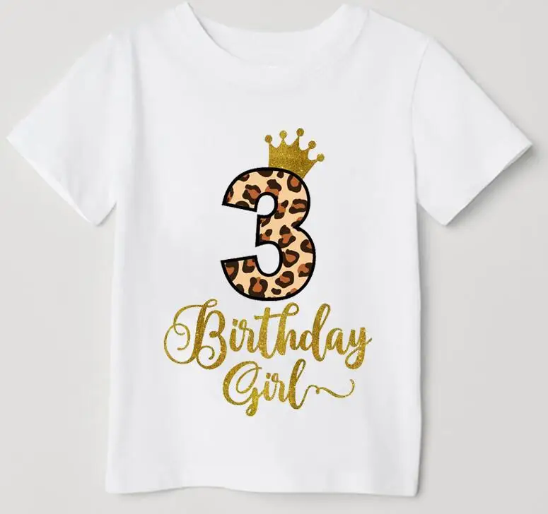 Leopard 2th-9th Princess Birthday Girl Graphic Print T-Shirt Girls Kawaii Children'S Clothing Funny White T Shirt Harajuku Shirt
Leopard 2th-9th Princess Birthday Girl Graphic Print T-Shirt Girls Kawaii Children'S Clothing Funny White T Shirt Harajuku Shirt