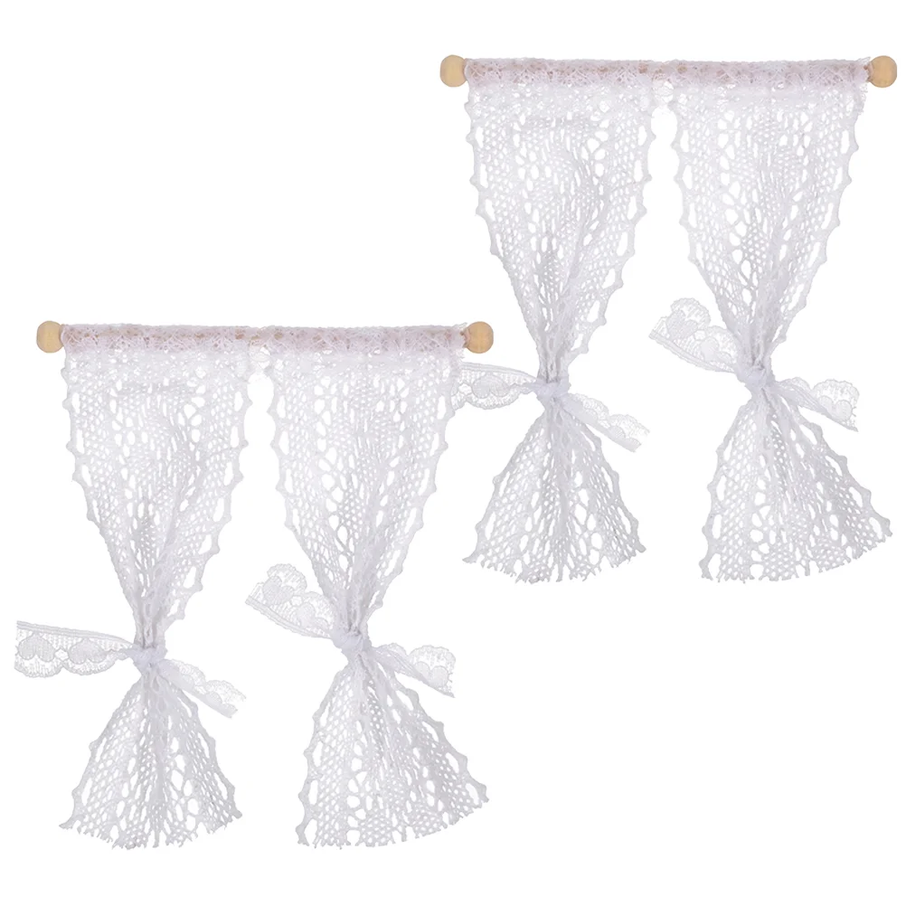 2 Pcs Dollhouse Curtains Mini Miniatures Decoration Window Shades Tiny Accessories Props
2 Pcs Dollhouse Curtains Mini Miniatures Decoration Window Shades Tiny Accessories Props