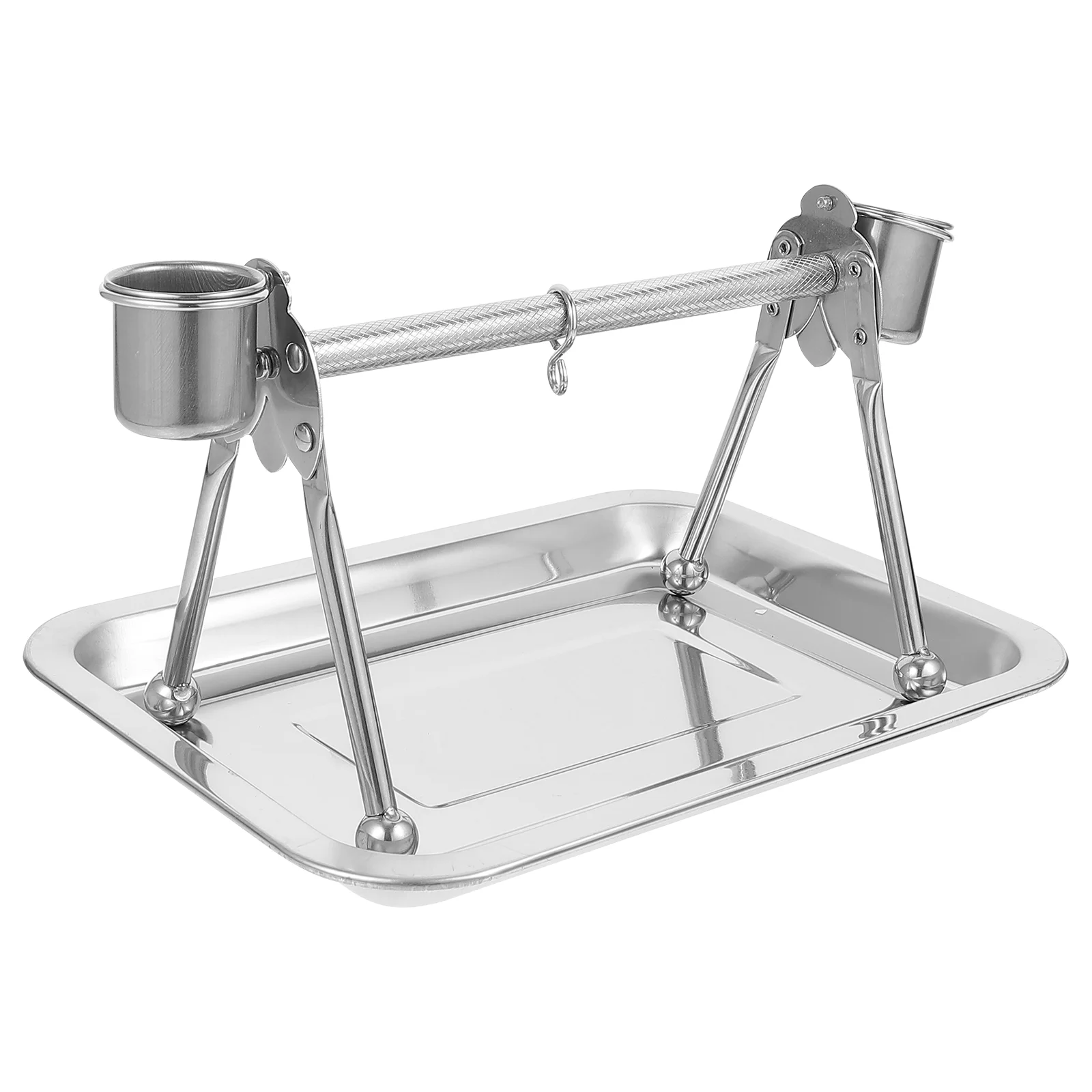Stand Bird Parrot Play Perch Toy Pet Gym Training Stainless Rack Wooden Playground Standing Steel Stick Table Grind Tray Feeder
Stand Bird Parrot Play Perch Toy Pet Gym Training Stainless Rack Wooden Playground Standing Steel Stick Table Grind Tray Feeder