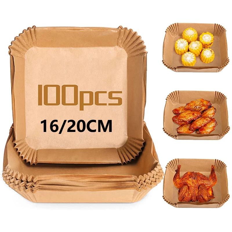 50/100Pcs Oil-Proof Air Fryer Disposable Paper for Barbecue Plate Round Oven Pan Pad 16/20cm Baking Liner
50/100Pcs Oil-Proof Air Fryer Disposable Paper for Barbecue Plate Round Oven Pan Pad 16/20cm Baking Liner