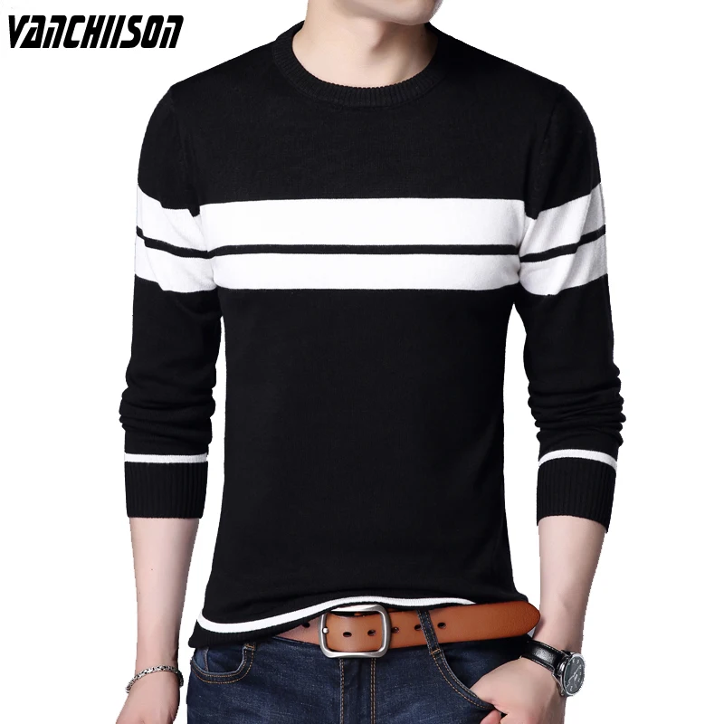 Men Brand Basic Knit Jumpers for Autumn Winter Stripes Sweater Pullover Tops O Neck Fashion Casual Young Clothing 00208366
Men Brand Basic Knit Jumpers for Autumn Winter Stripes Sweater Pullover Tops O Neck Fashion Casual Young Clothing 00208366