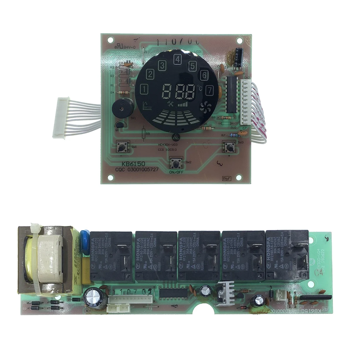 HE430D-V04 & HE430X-V03 Electric Water Heater Main Control Board PCB Circuit Board for Ferroli FAE 8.8S (46590160)
HE430D-V04 & HE430X-V03 Electric Water Heater Main Control Board PCB Circuit Board for Ferroli FAE 8.8S (46590160)