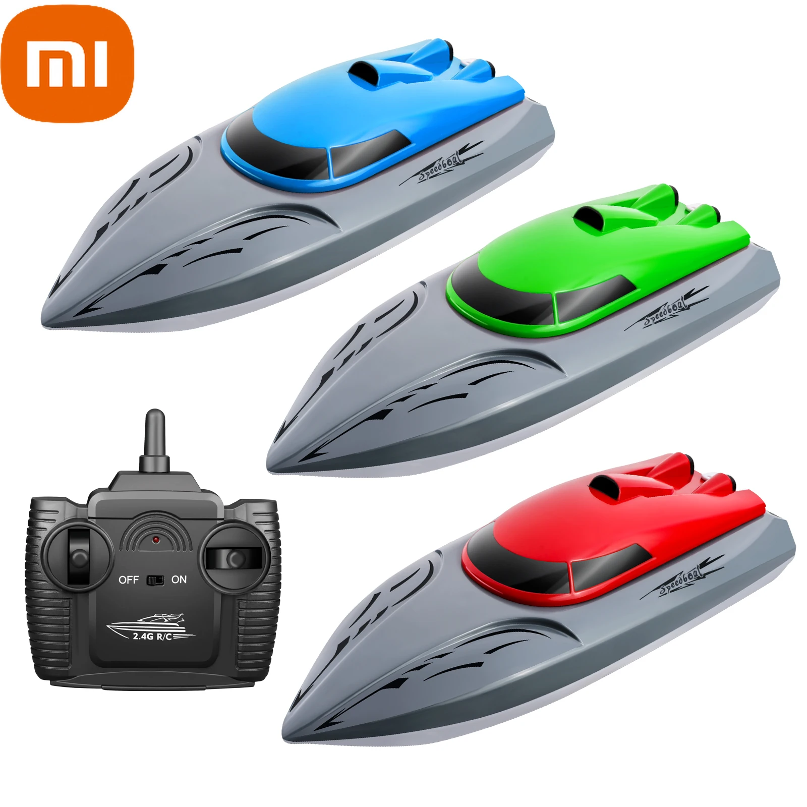 Xiaomi Rc Boat 2.4G High Speed remote control speed boat Rechargeable Waterproof Anti-collision Protection Toys for children
Xiaomi Rc Boat 2.4G High Speed remote control speed boat Rechargeable Waterproof Anti-collision Protection Toys for children