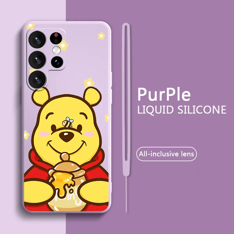 Cute Pooh Disney Phone Case For Samsung Galaxy S23 S22 S21 S20 FE Ultra Plus S10 Lite 5G Liquid Rope Funda Cover
Cute Pooh Disney Phone Case For Samsung Galaxy S23 S22 S21 S20 FE Ultra Plus S10 Lite 5G Liquid Rope Funda Cover