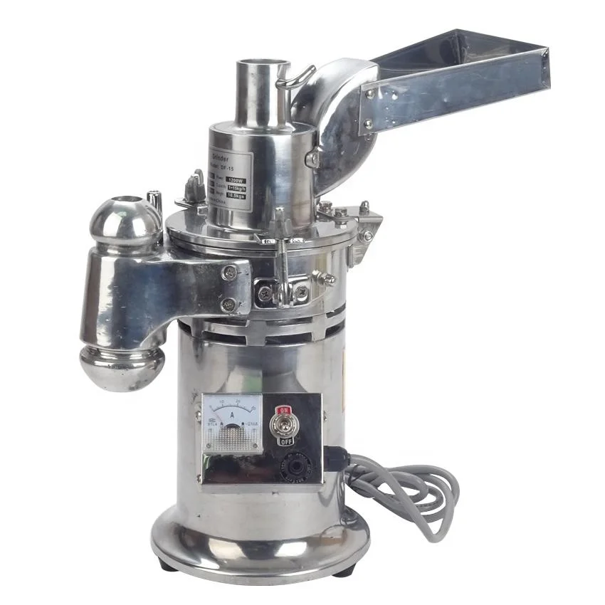 DF-15 Food Grinder Automatic Hammer Continuous Mill Herb Grinder mincers Pulverizer Milling Capacity 1-15kg/h 20000r/min
DF-15 Food Grinder Automatic Hammer Continuous Mill Herb Grinder mincers Pulverizer Milling Capacity 1-15kg/h 20000r/min
