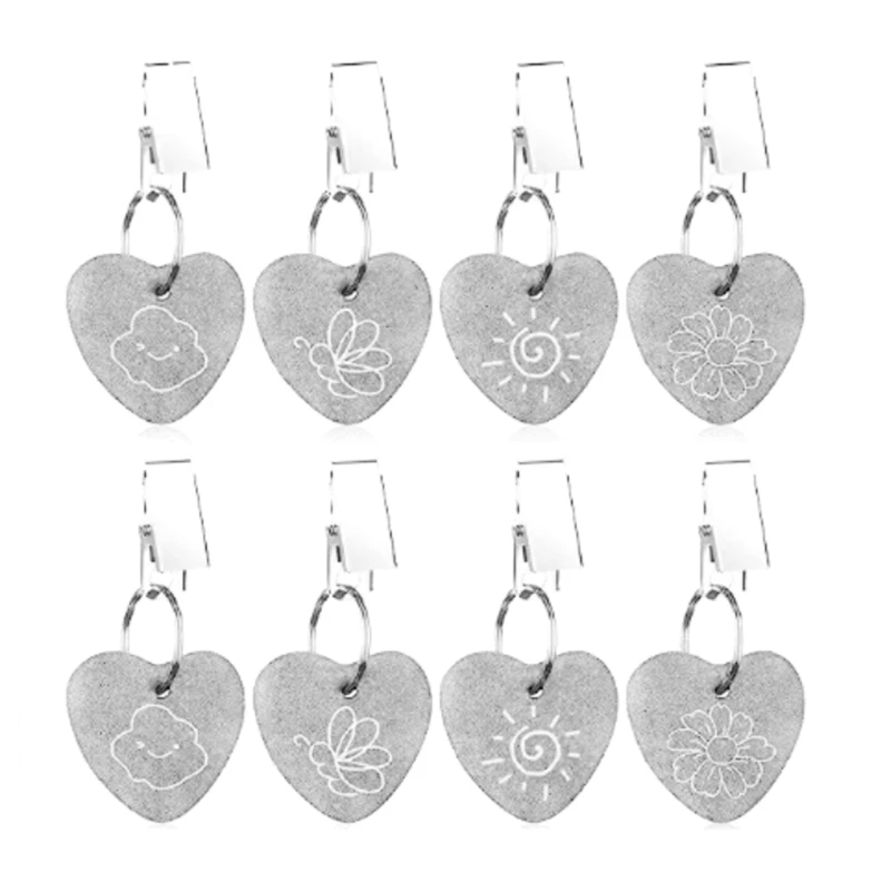 8pcs Heart Tablecloth Weights Marble Stone Heavy Pendants Tablecloth Hangers with Clips for Outdoor Party Table
8pcs Heart Tablecloth Weights Marble Stone Heavy Pendants Tablecloth Hangers with Clips for Outdoor Party Table