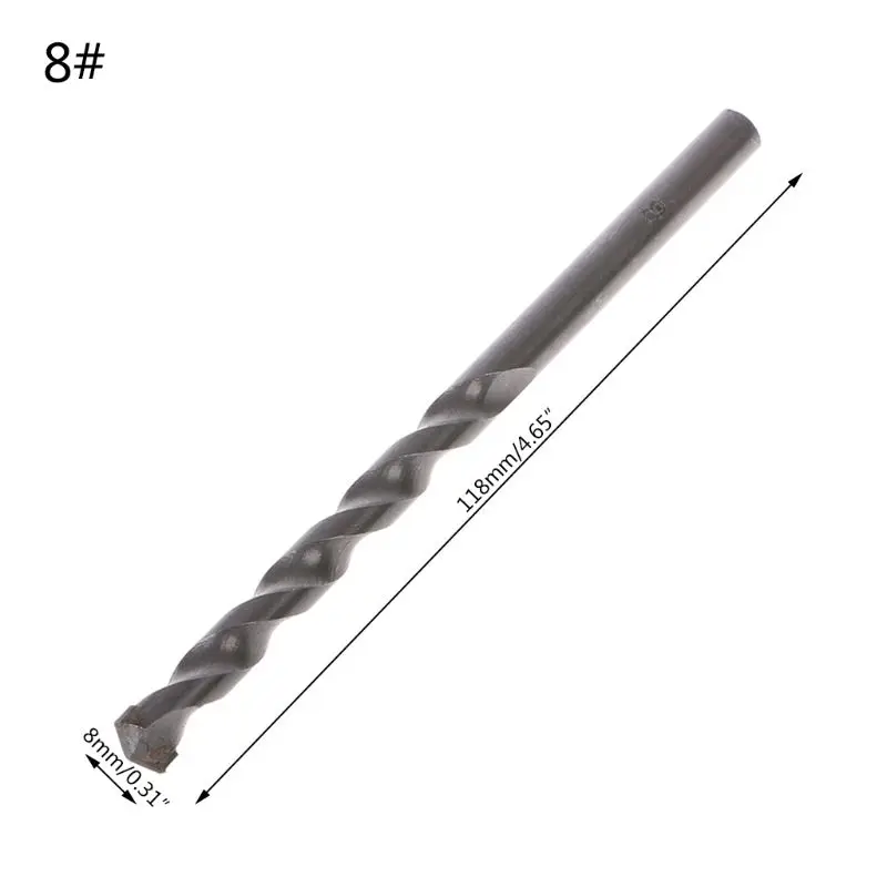 

Tungsten Carbide Drill Bit Masonry Tipped Concrete Drilling 4/5/6/8/10mm Power Tool Accessories