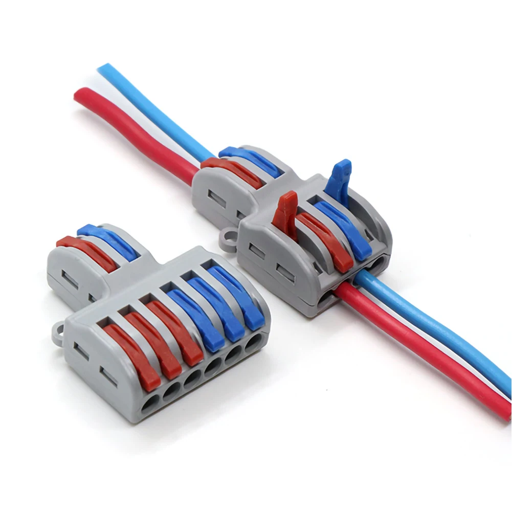 SPL-42/62 Mini Fast Wire Connector Universal Wiring Cable Connector Push-in Conductor Terminal Block DIY YOU
SPL-42/62 Mini Fast Wire Connector Universal Wiring Cable Connector Push-in Conductor Terminal Block DIY YOU