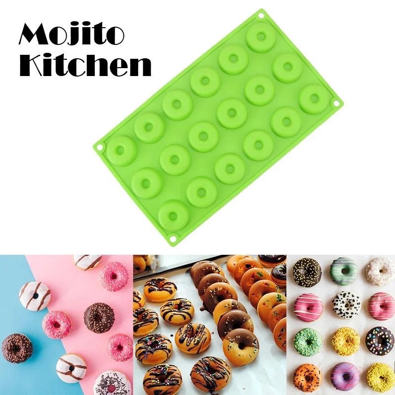 Silicone Donut Mold Baking Pan Non-Stick Baking Pastry Chocolate Cake Dessert DIY Decoration Tools Bagels Muffins Donuts Maker
Silicone Donut Mold Baking Pan Non-Stick Baking Pastry Chocolate Cake Dessert DIY Decoration Tools Bagels Muffins Donuts Maker