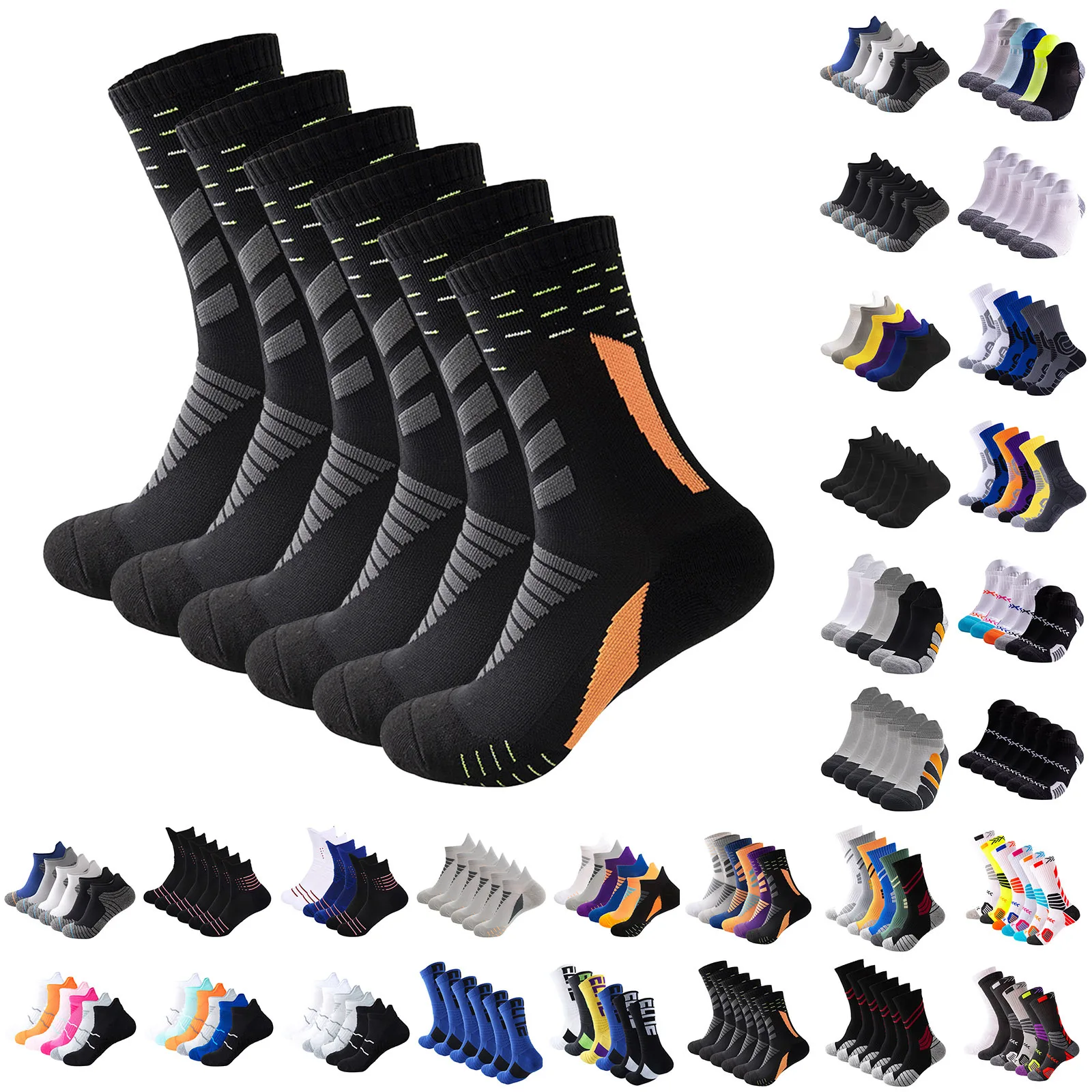 Носки мужские хлопковые, утепленные удобные дышащие, для улицы, Осень-зима, 6 пар
Носки мужские хлопковые, утепленные удобные дышащие, для улицы, Осень-зима, 6 пар