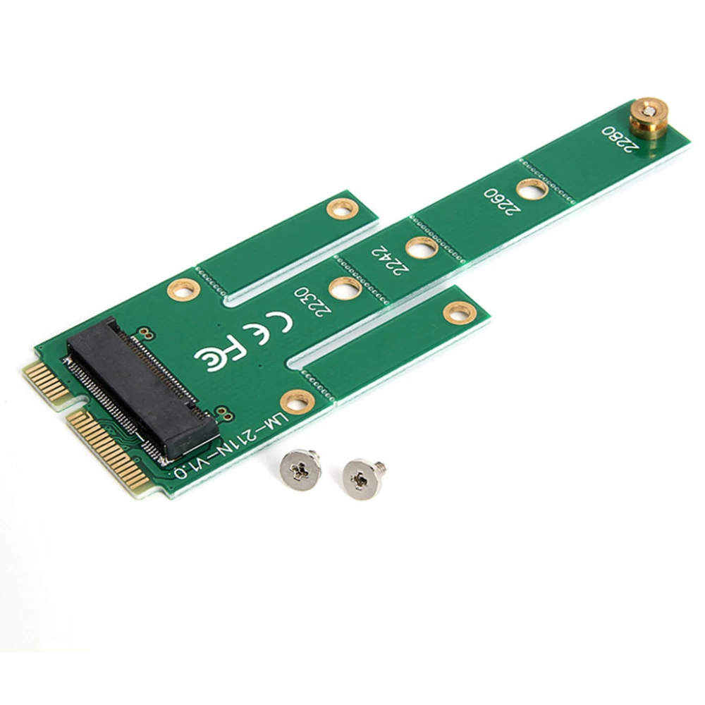 

Зеленый высококачественный преобразователь Ssd в Msata Mini Pcie без драйвера требуется M.2 B Ключ Ssd в Msata Mini Pcie адаптер 4 винта 6,0 Гб/с
