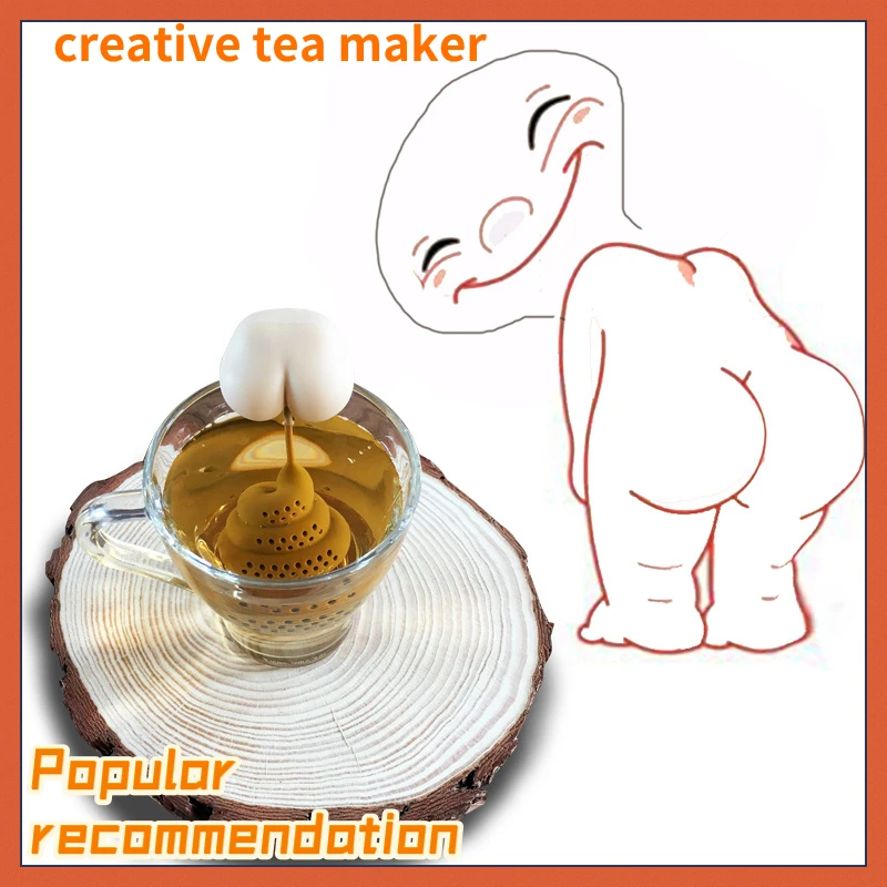 Reusable Silicone Tea Infuser Creative Poop Shaped Funny Herbal Tea Bag Reusable Coffee Filter Diffuser Strainer Tea Accessories
Reusable Silicone Tea Infuser Creative Poop Shaped Funny Herbal Tea Bag Reusable Coffee Filter Diffuser Strainer Tea Accessories