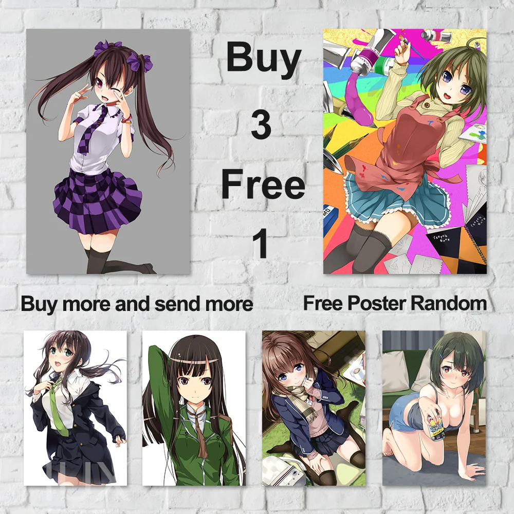 Anime Girl Collection Series Aesthetic Canvas Painting HD Poster Modern Room Home Bar Cafe Decoration Custom Printed Image Mural
Anime Girl Collection Series Aesthetic Canvas Painting HD Poster Modern Room Home Bar Cafe Decoration Custom Printed Image Mural