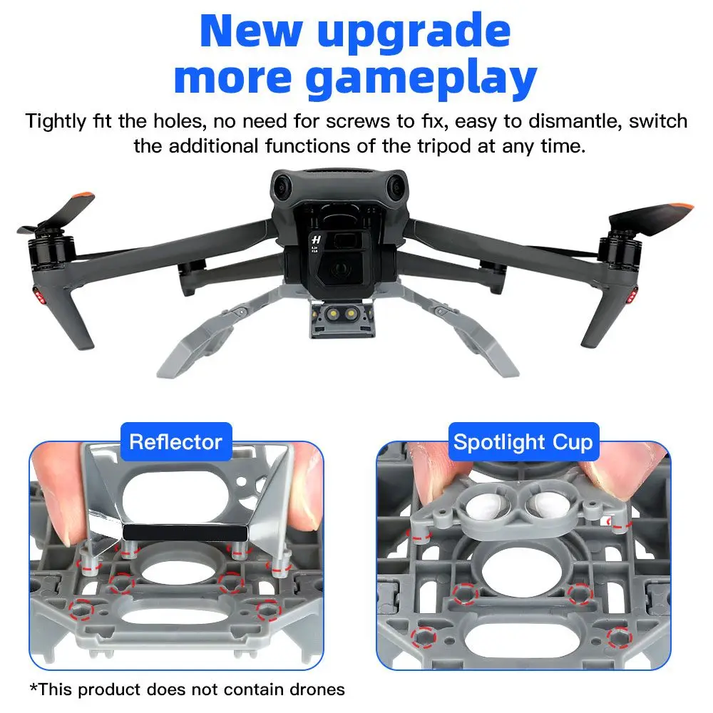 Multiple Scenes Remote Control Parabolic Remote Delivery Airdrop Drone For DJI Mavic 3 Light Thrower For DJI Mavic 3
Multiple Scenes Remote Control Parabolic Remote Delivery Airdrop Drone For DJI Mavic 3 Light Thrower For DJI Mavic 3