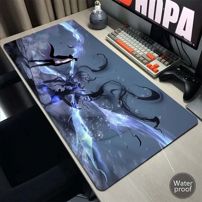 Waterproof Solo Leveling Mouse Pad XXL Large Mousepad Natural Rubber Keyboard Pads Gaming Setup Accessories Mouse Mat 900x400mm 
Waterproof Solo Leveling Mouse Pad XXL Large Mousepad Natural Rubber Keyboard Pads Gaming Setup Accessories Mouse Mat 900x400mm