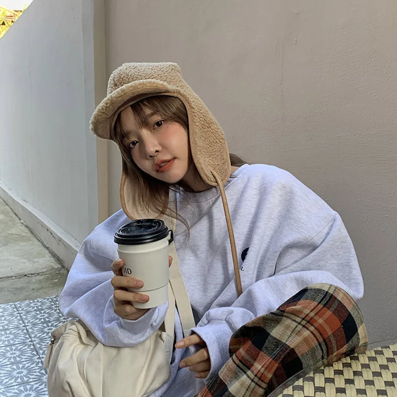 INS Korean Faux Lamb Bomber Hat with Velvet Warm Tie Cute Ear Protection Lei Feng Cap Autumn and Winter Ins Trendy Women's Hats
INS Korean Faux Lamb Bomber Hat with Velvet Warm Tie Cute Ear Protection Lei Feng Cap Autumn and Winter Ins Trendy Women's Hats