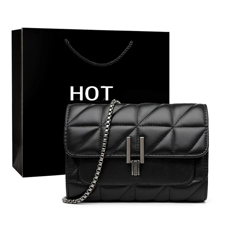 genuine Luxury Women Designer Bags Leather Chain Women Handbags Shoulder Female bag New Casual Fashion Ladies Messenger Bags
genuine Luxury Women Designer Bags Leather Chain Women Handbags Shoulder Female bag New Casual Fashion Ladies Messenger Bags