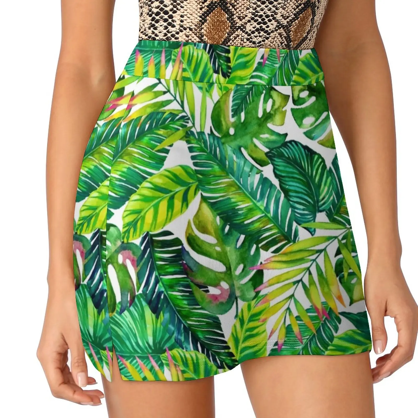 Tropical Print Skirt Female Banana Leaves Vintage Mini Skirts High-waisted Print Street Wear Casual Skirt Big Size 3XL 4XL
Tropical Print Skirt Female Banana Leaves Vintage Mini Skirts High-waisted Print Street Wear Casual Skirt Big Size 3XL 4XL
