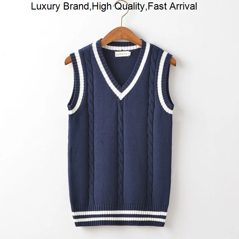 Fashion Mens Winter Clothing Thick V-Neck Sleeveless Student Wool Knitted Loose Vest Sweater for Men
Fashion Mens Winter Clothing Thick V-Neck Sleeveless Student Wool Knitted Loose Vest Sweater for Men