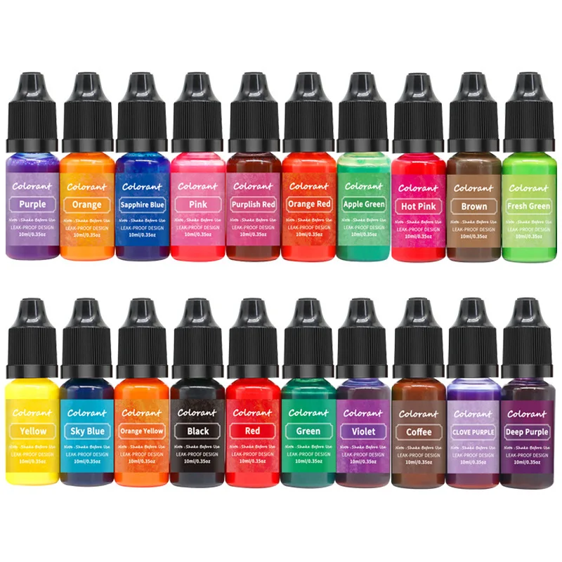 Candle Dyes Pigment Aromatherapy Liquid Colorant Pigment DIY Candle Mold Soap Coloring Handmade Crafts Resin Pigment
Candle Dyes Pigment Aromatherapy Liquid Colorant Pigment DIY Candle Mold Soap Coloring Handmade Crafts Resin Pigment