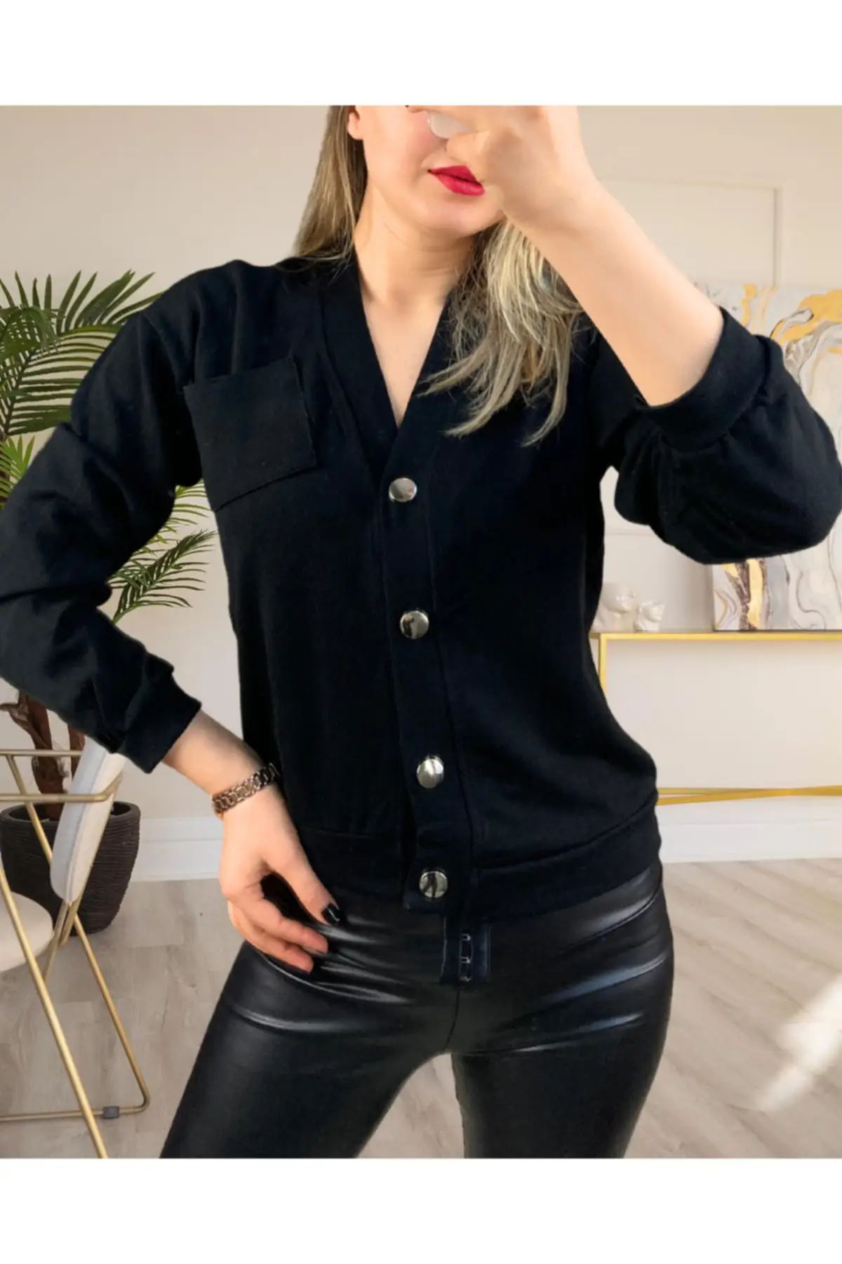 Women's Cardigan Button Detail Janes Acrylic Fabric Casual Knitted Quality Fashion Cardigan Sweaters Loose Sweater Sweater Jumper
Women's Cardigan Button Detail Janes Acrylic Fabric Casual Knitted Quality Fashion Cardigan Sweaters Loose Sweater Sweater Jumper